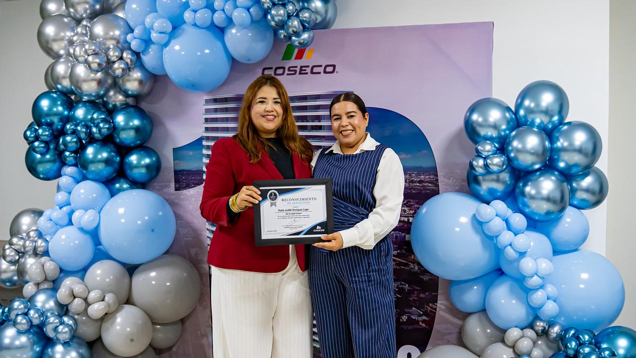 Coseco celebra su aniversario número 19 con reconocimientos a colaboradores
