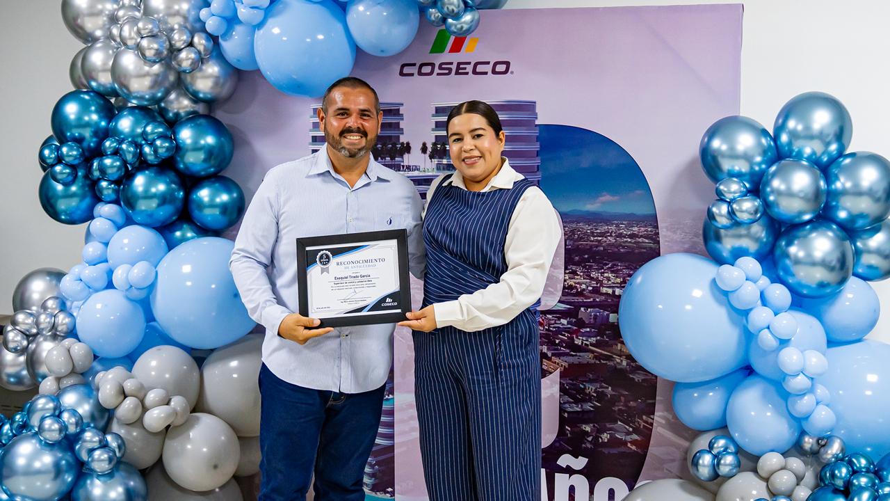 Coseco celebra su aniversario número 19 con reconocimientos a colaboradores