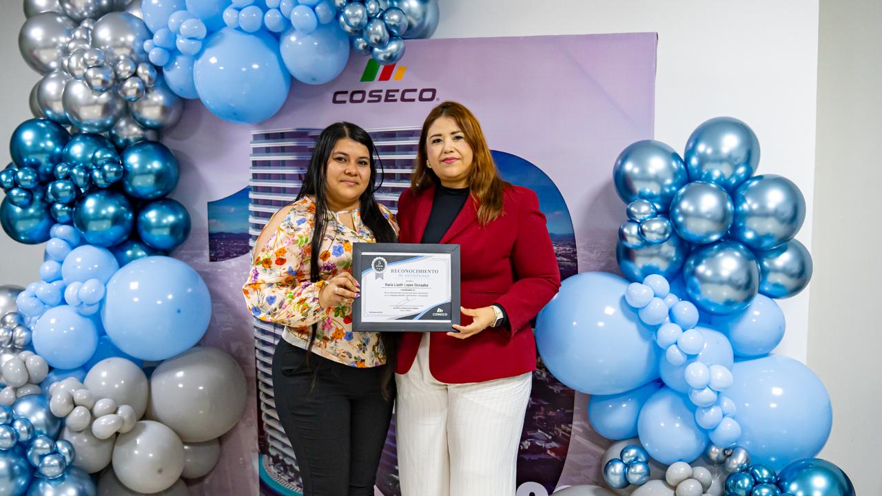 Coseco celebra su aniversario número 19 con reconocimientos a colaboradores