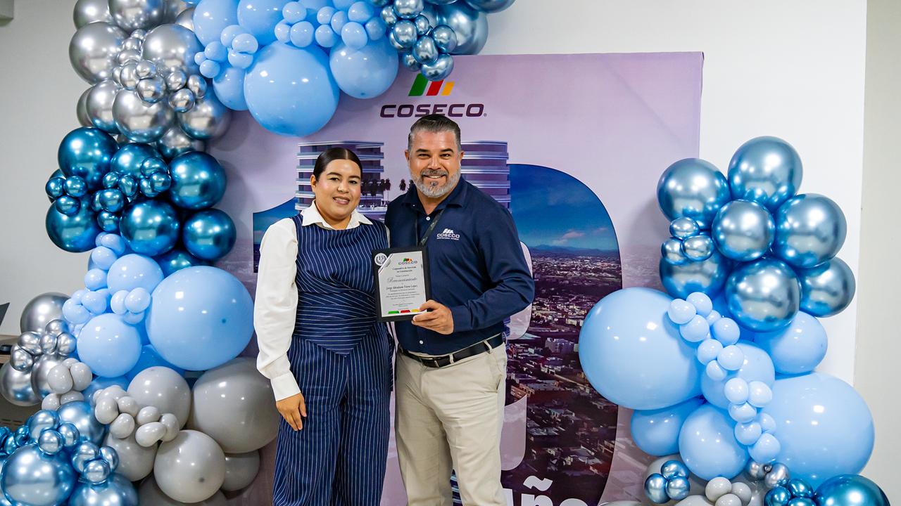 Coseco celebra su aniversario número 19 con reconocimientos a colaboradores
