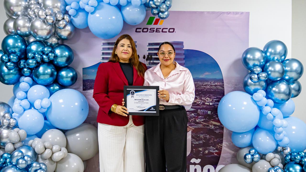 Coseco celebra su aniversario número 19 con reconocimientos a colaboradores