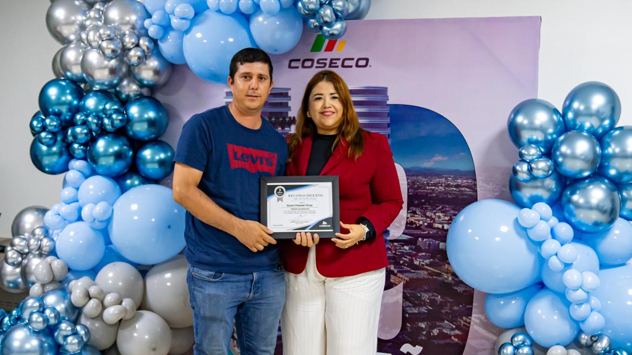 Coseco celebra su aniversario número 19 con reconocimientos a colaboradores
