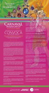 Convocatoria para registrarse como reina del Carnaval de Mazatlán 2026