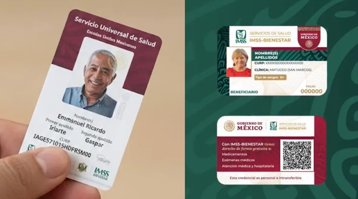 Credencial Universal de Salud y Tarjeta del IMSS Bienestar