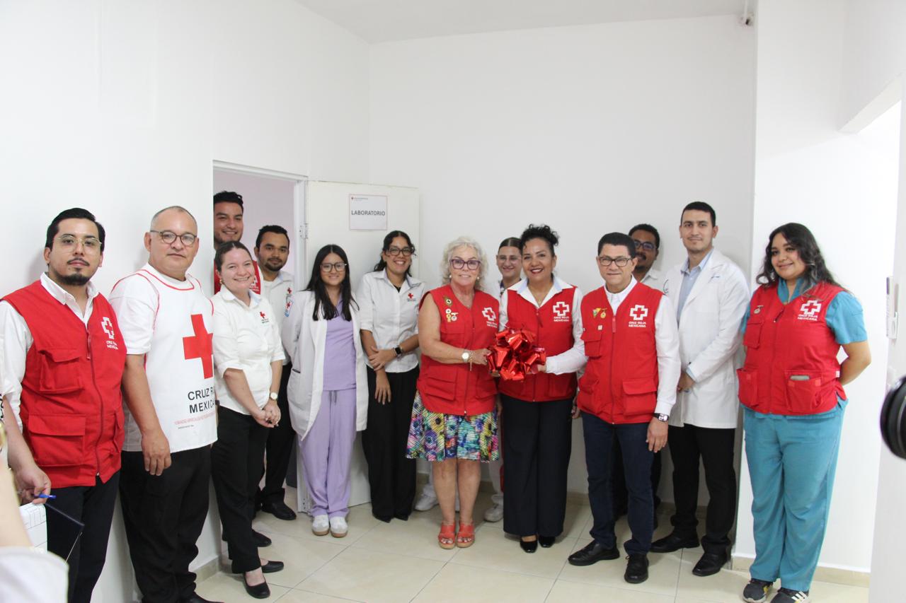 Cruz Roja Mazatlán inaugura laboratorio de análisis clínicos