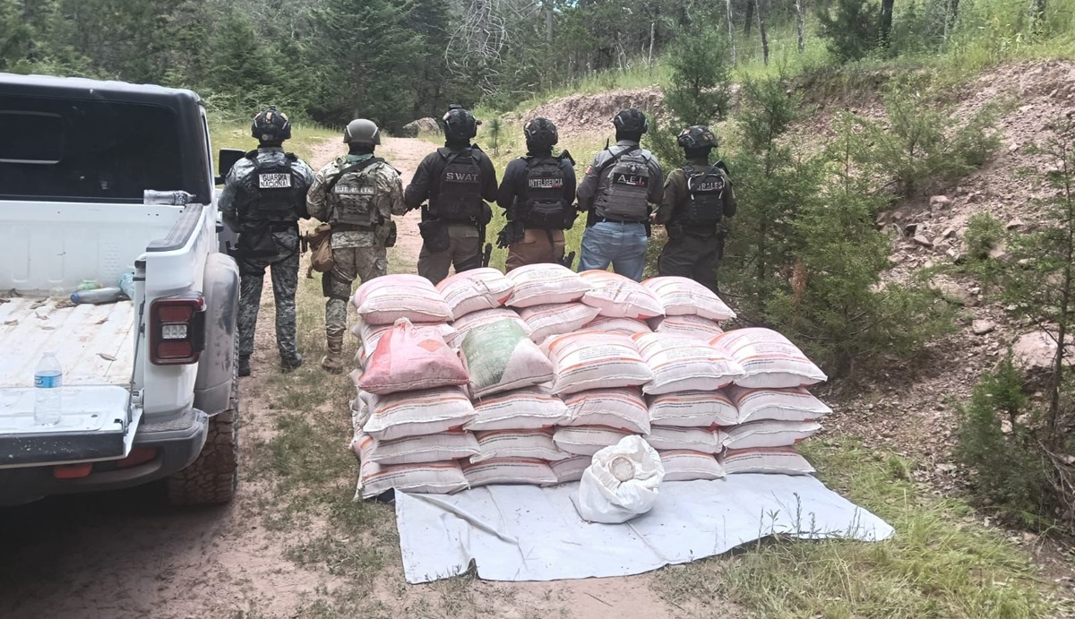 Cuatro detenidos con armamento en Badiraguato