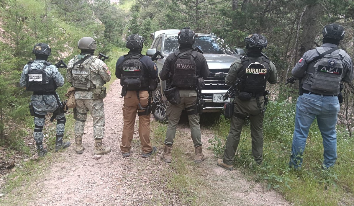 Cuatro detenidos con armamento en Badiraguato