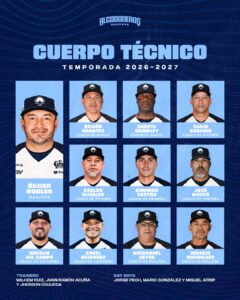 Cuerpo técnico de Algodoneros de Guasave