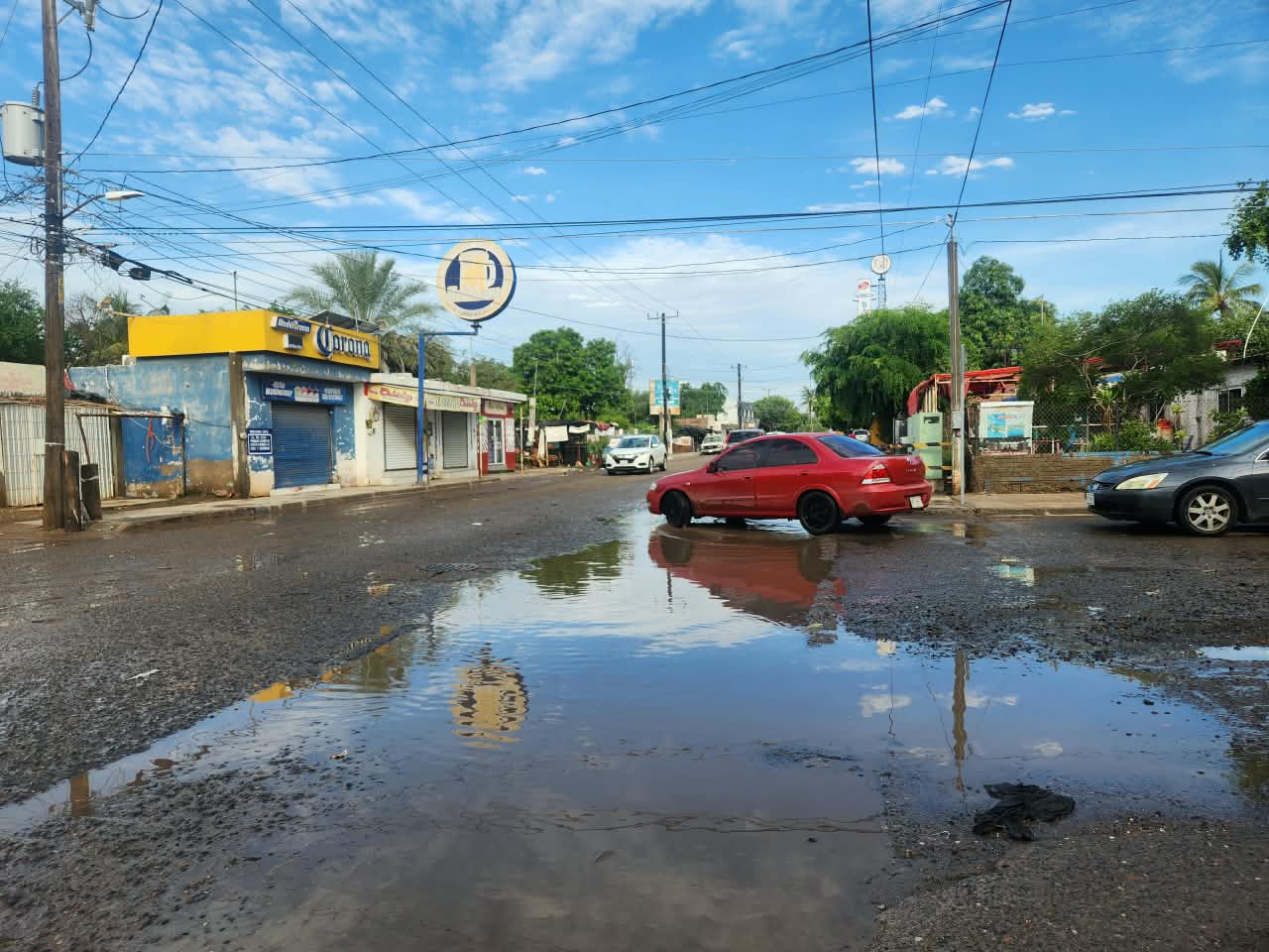 Daños por lluvias en Guasave
