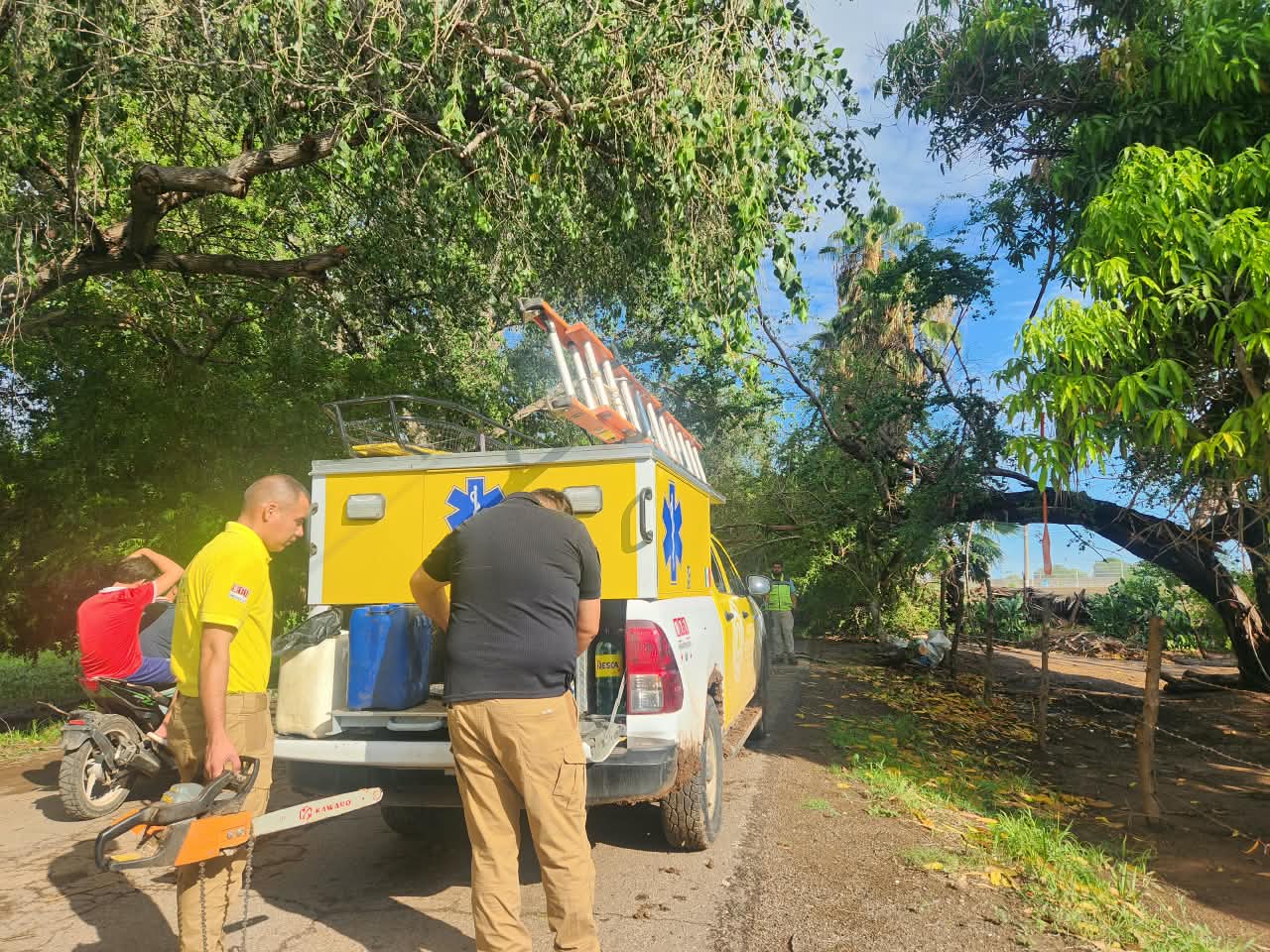Daños por lluvias en Guasave
