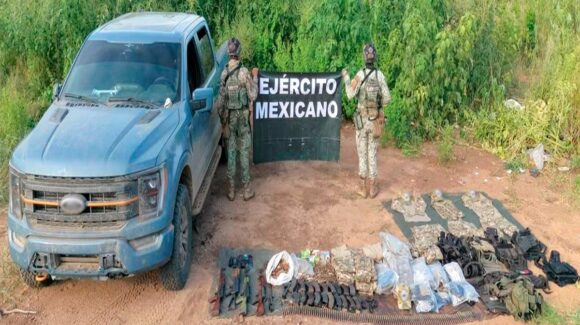 Se registran fuertes operativos del Ejército y Marina; decomisan armas, droga y explosivos en Mazatlán y Concordia