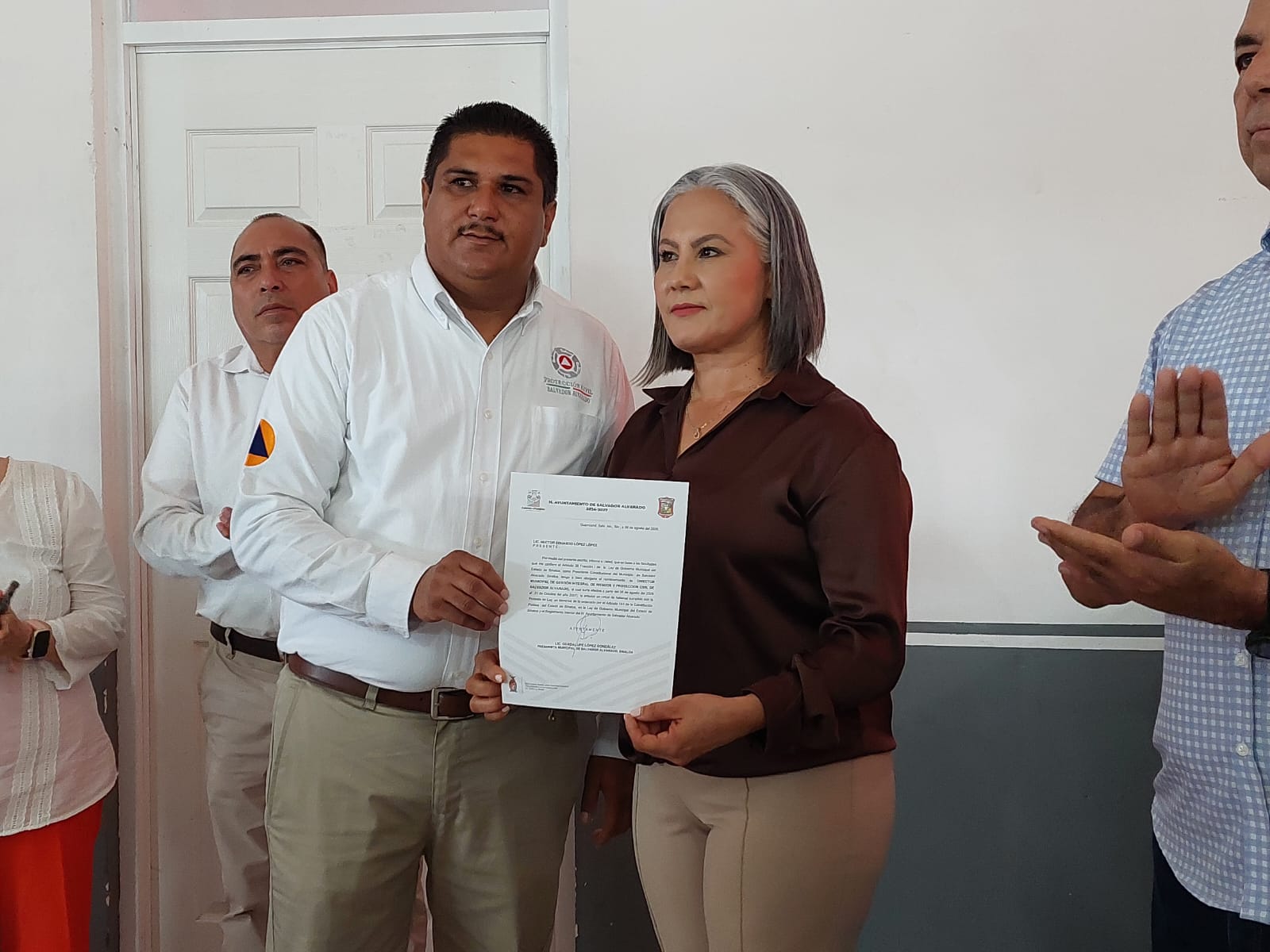 Con emotiva despedida a José Carlos Espinoza, Héctor López asume la Dirección de Protección Civil en Salvador Alvarado