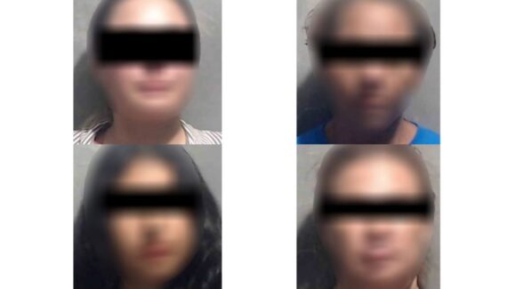Por robo a un supermercado y una tienda departamental, detienen a 4 mujeres en Culiacán, Sinaloa