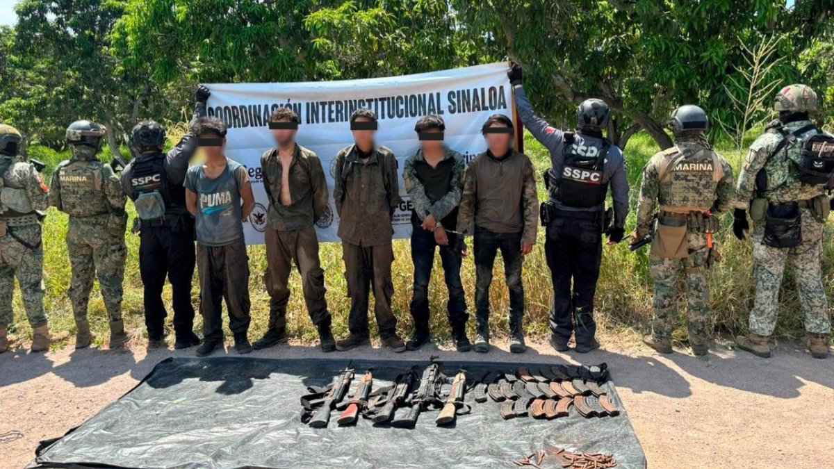 detienen a ocho en operativos de sinaloa
