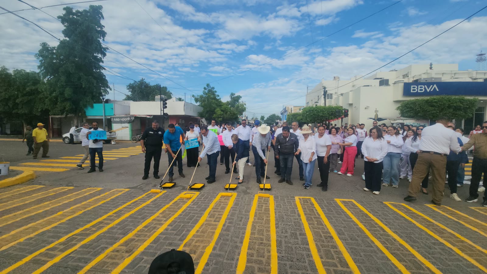 Día del Peatón en Guasave
