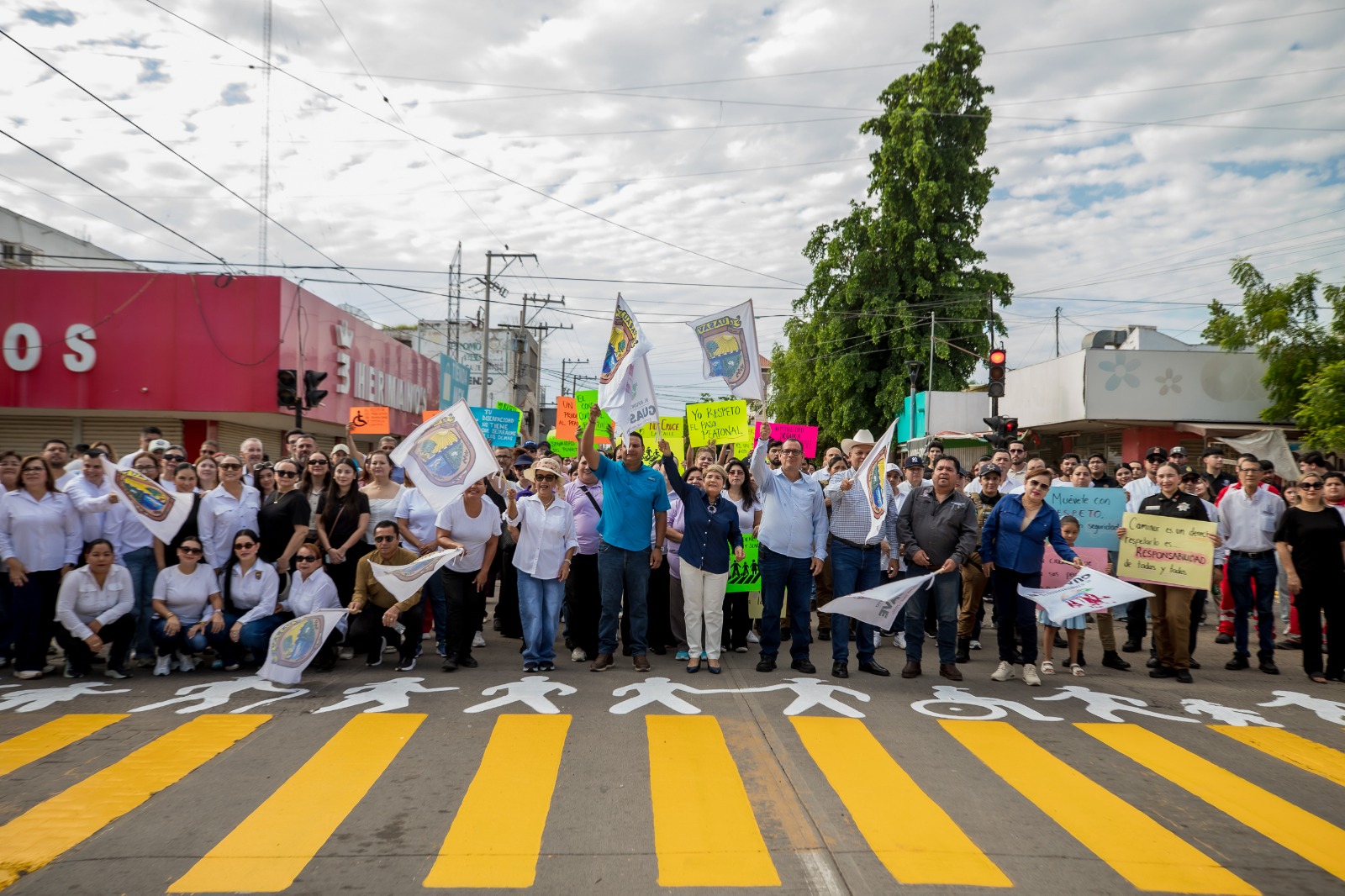 Día del Peatón en Guasave