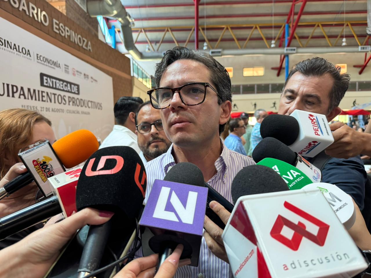 Diego Armado Aguerrebere Espitia, secretario de Economía en Sinaloa