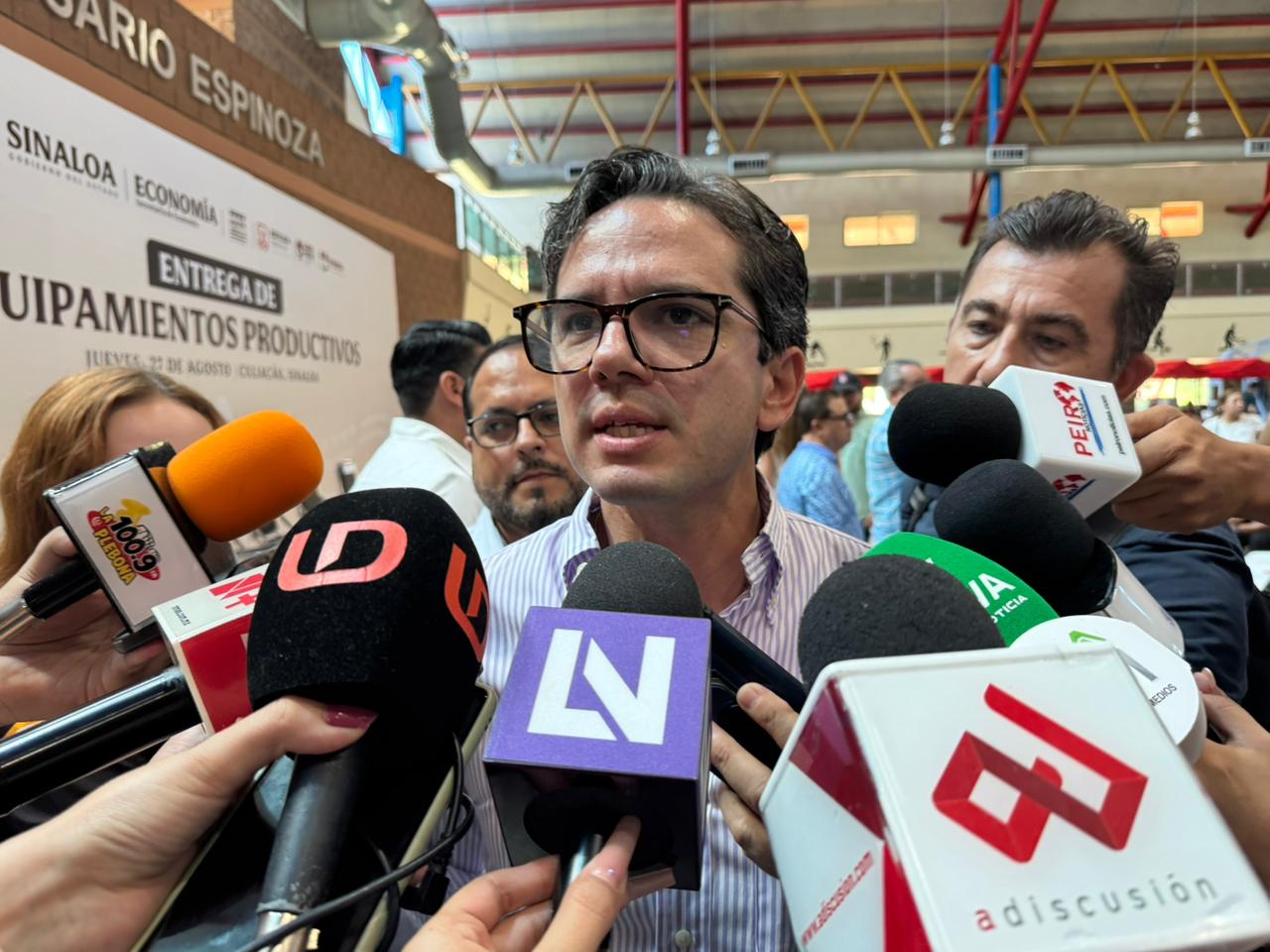 Diego Armado Aguerrebere Espitia, secretario de Economía en Sinaloa