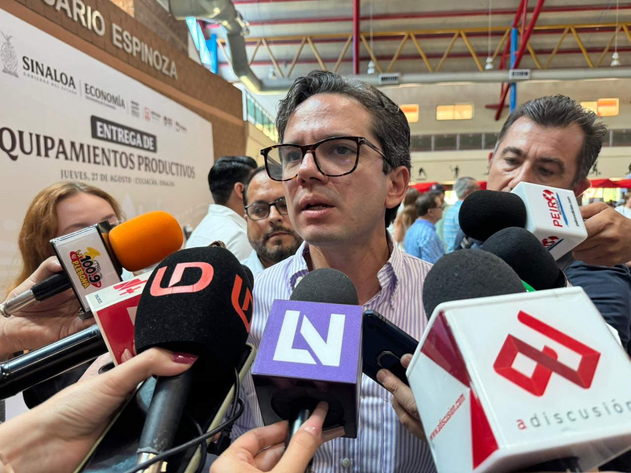 Diego Armado Aguerrebere Espitia, secretario de Economía en Sinaloa