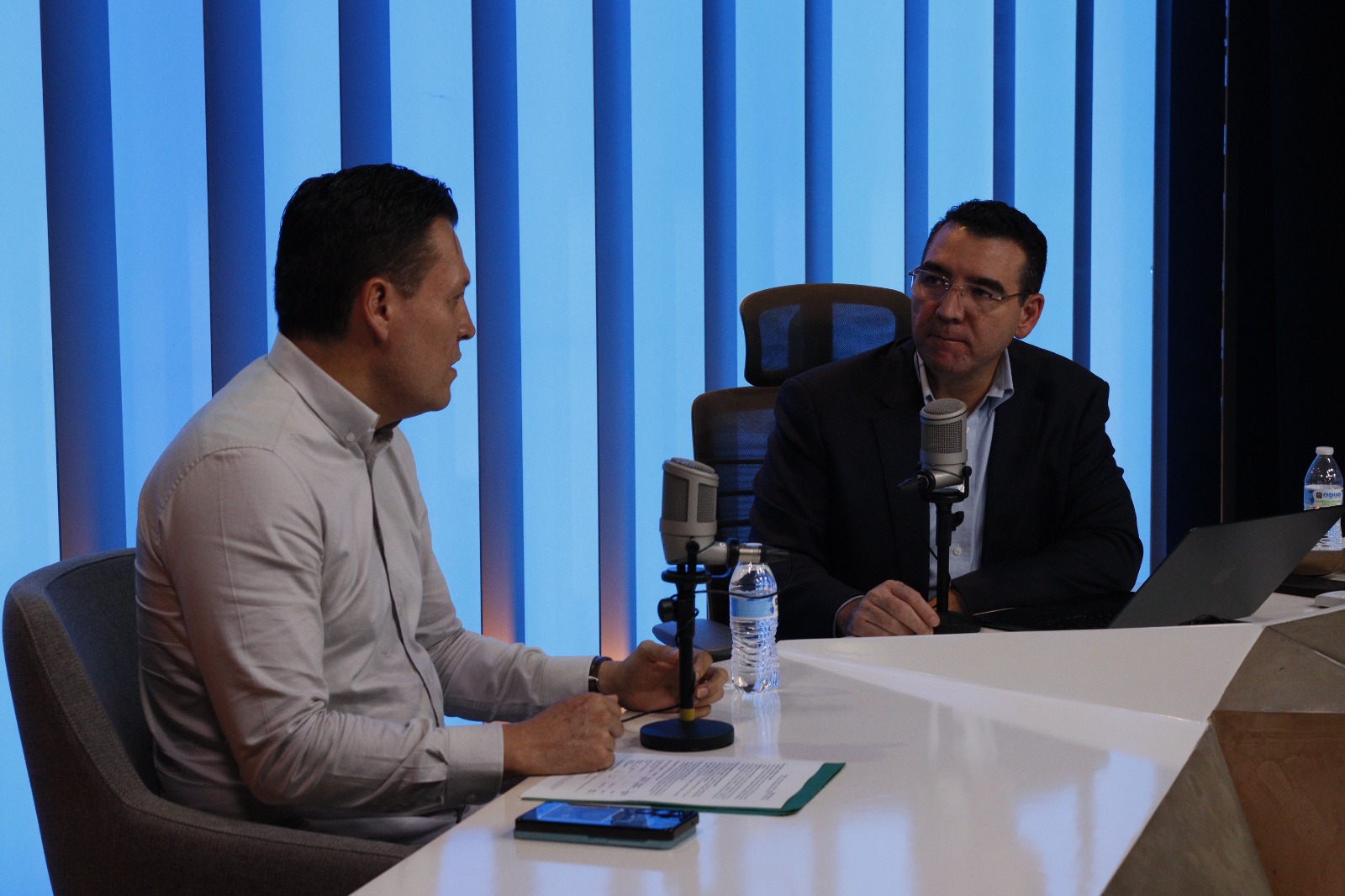 Édgar Donato Vega Márquez, presidente del Teesin en entrevista con Luis Alberto Díaz