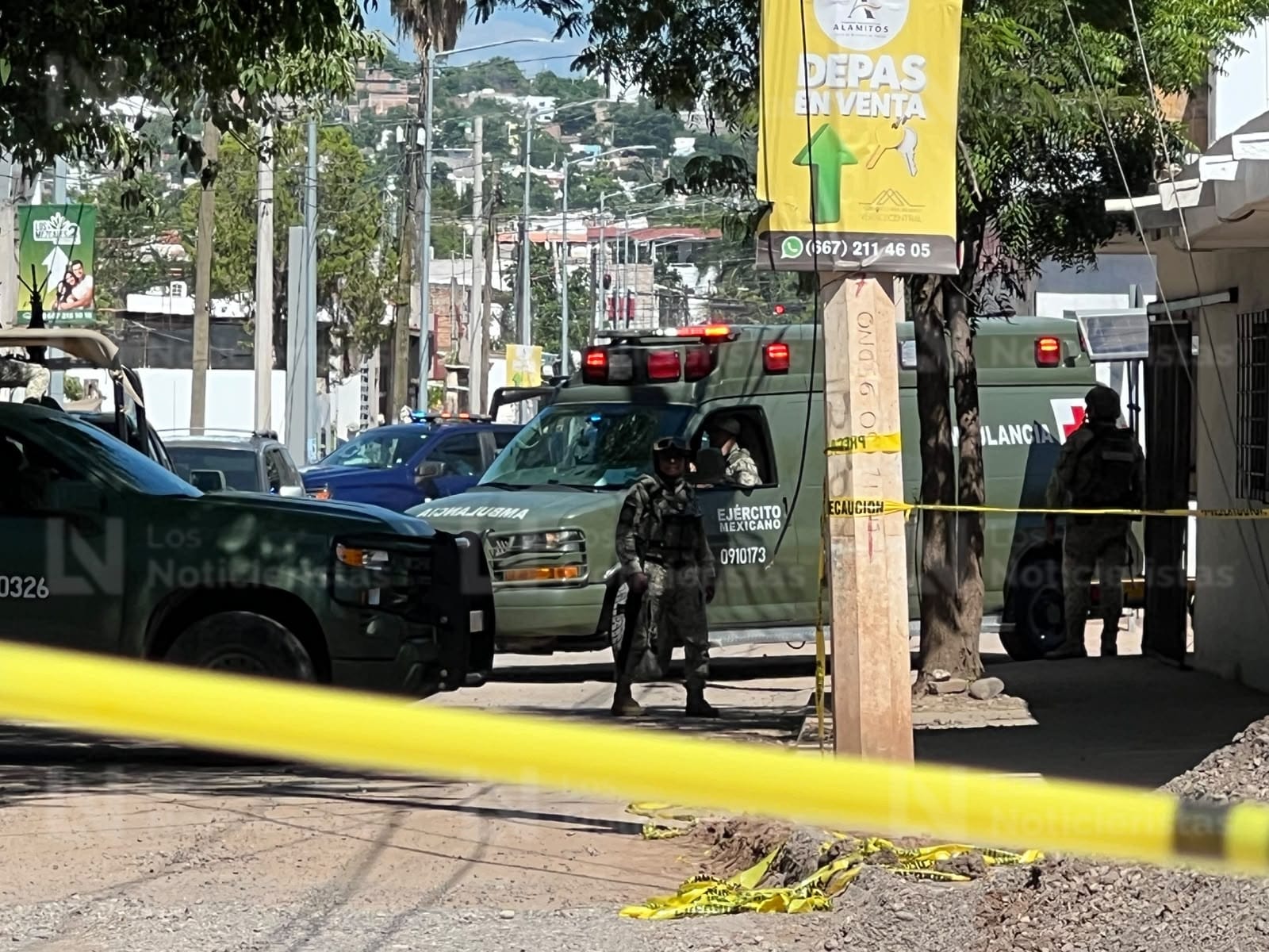 Ejecutan a balazos a una persona en la colonia Las Cucas al norte de Culiacán