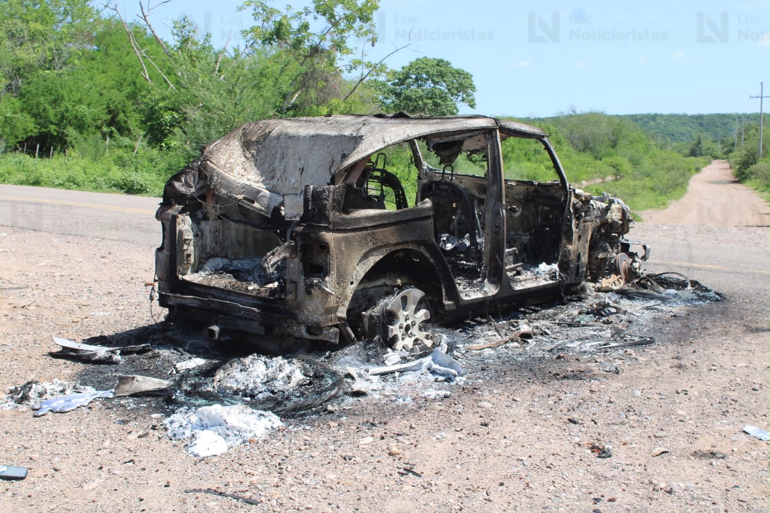 Reportan enfrentamiento y vehículo incendiado cerca de Cofradía