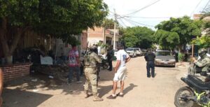 Enfrentamiento en la Col. Felipe Ángeles de Mazatlán