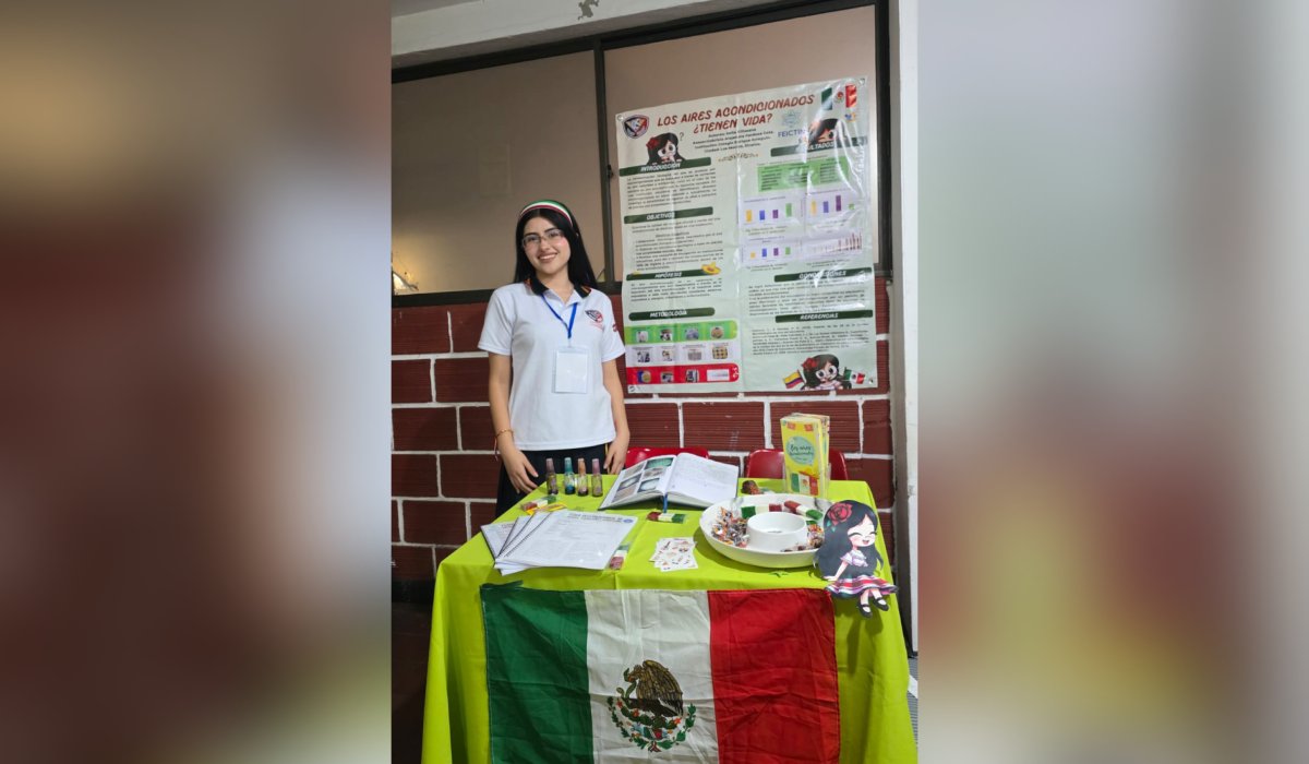 Estudiantes de Los Mochis ganan el primero lugar en feria de ciencias en Colombia