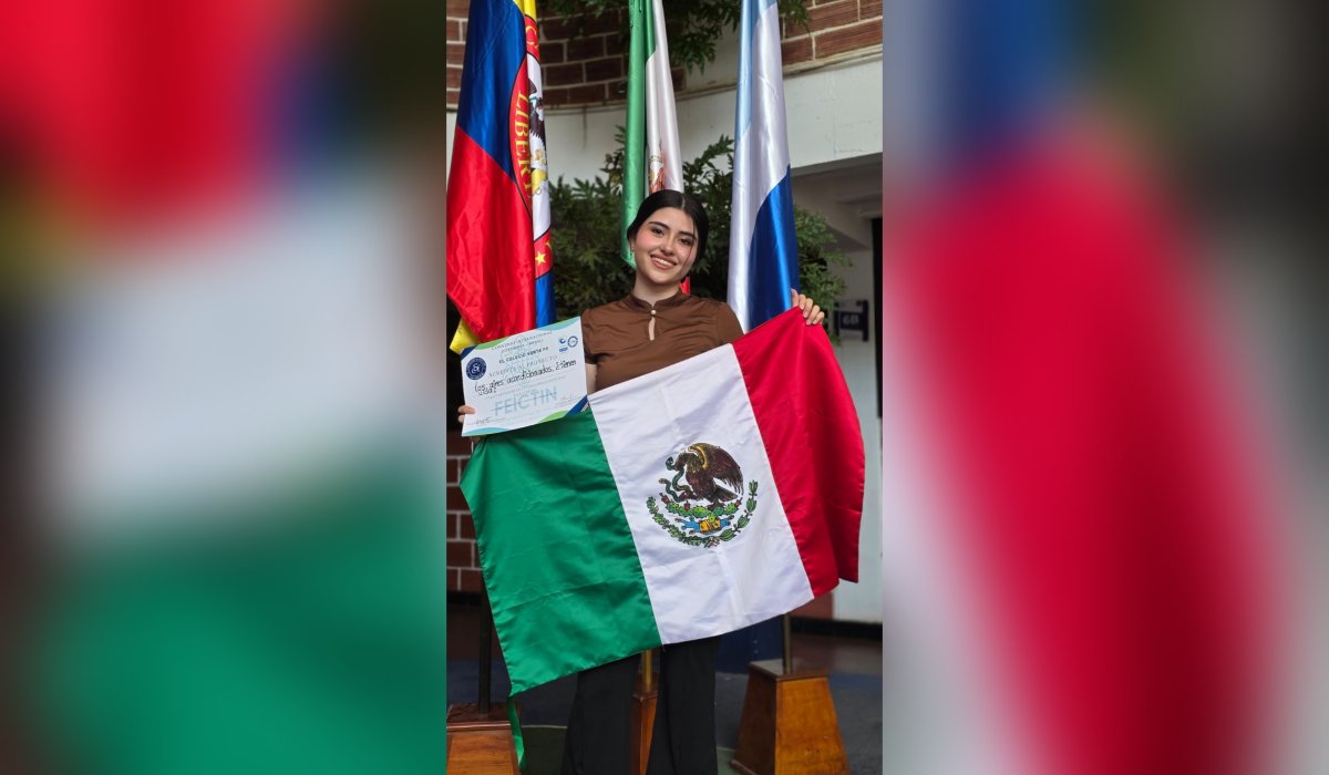 Estudiantes de Los Mochis ganan el primero lugar en feria de ciencias en Colombia