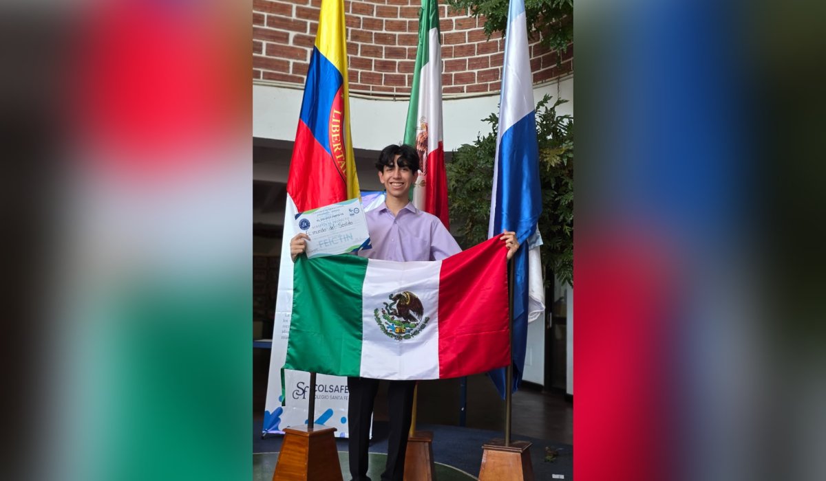 Estudiantes de Los Mochis ganan el primero lugar en feria de ciencias en Colombia