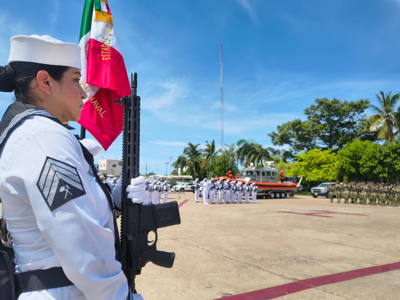 Evento Cuarta Región Naval en Mazatlán