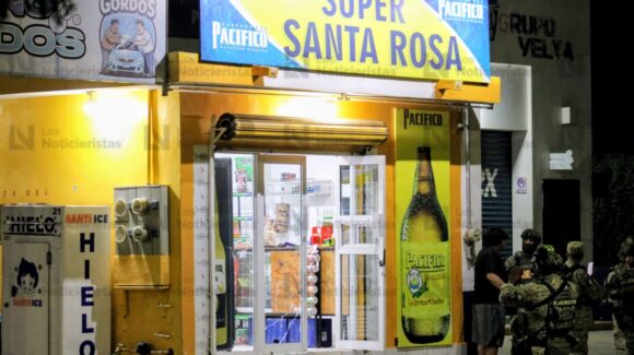 ¡A balazos! Atacan expendio de cerveza en la avenida Santa Rosa en Mazatlán, Sinaloa