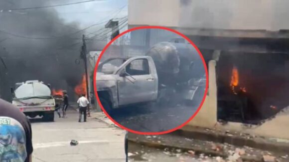 Explosión de pipa de gas en Cuernavaca deja 20 lesionados; tres menores entre los heridos