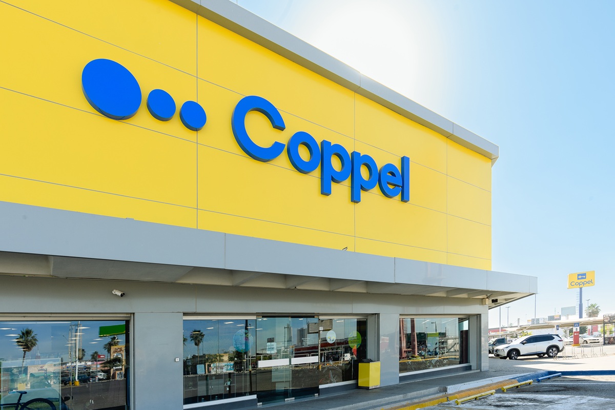 Fachada de tienda Coppel