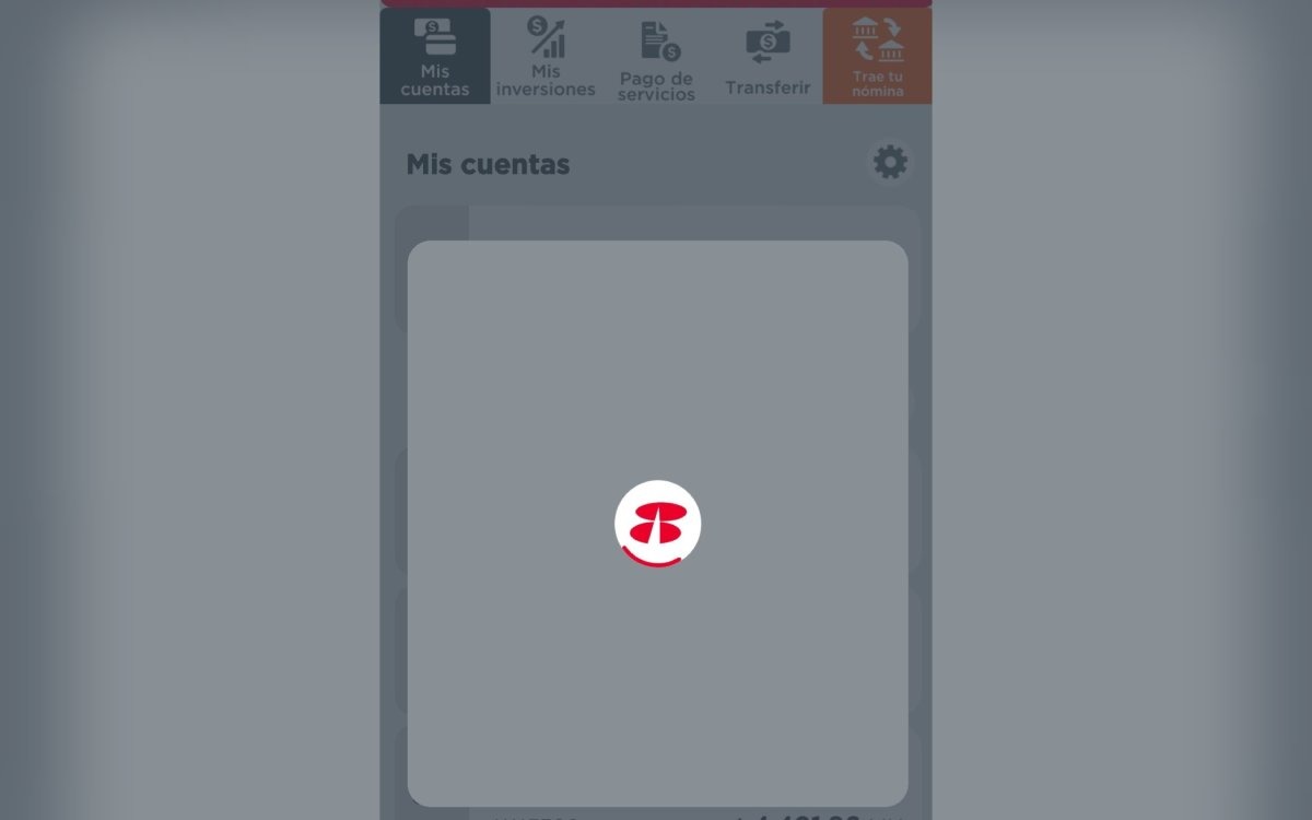 Falla de la app Banorte (no permite acceder a las cuentas)
