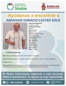 Ficha de búsqueda de Abraham Horacio Castro Solís