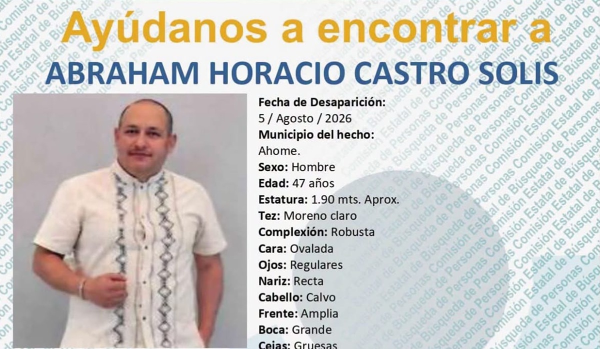 Ficha de búsqueda de Abraham Horacio Castro Solís