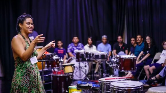 Mazatlán, Sinaloa, vibra al ritmo de la samba: arranca con éxito el Foro de Percusiones 2026 en el CMA