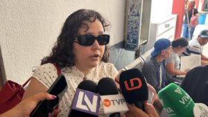 Frida Izaguire, representante de la colectiva Perlas del Pacífico