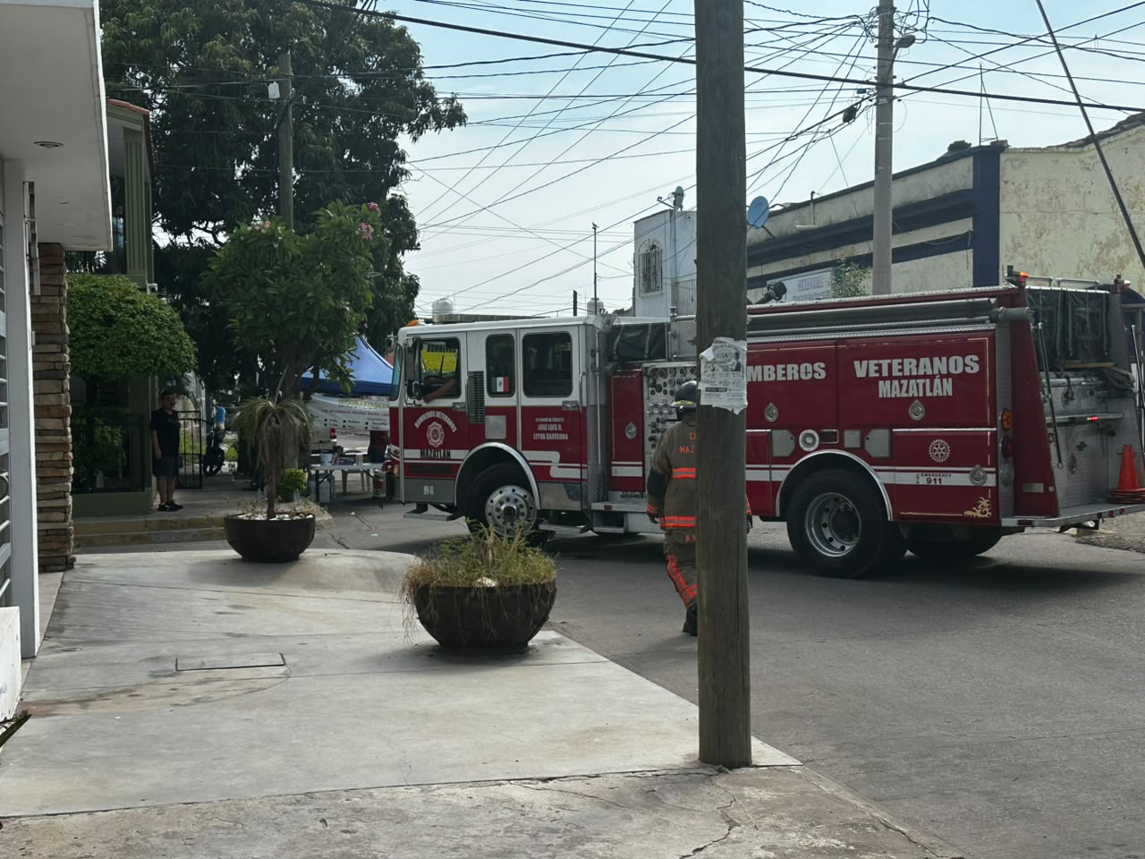 Fuga de gas en Villa Unión, Mazatlán