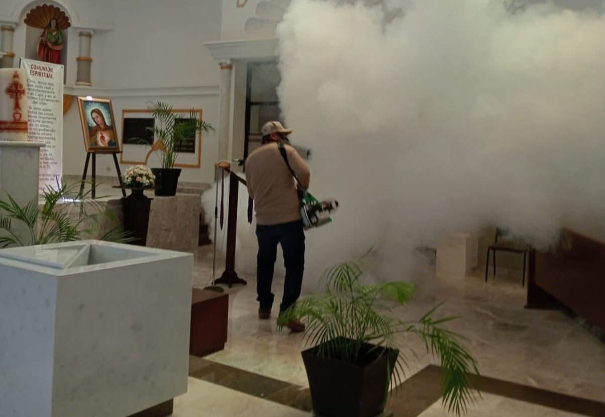 Fumigación en hogar del Évora