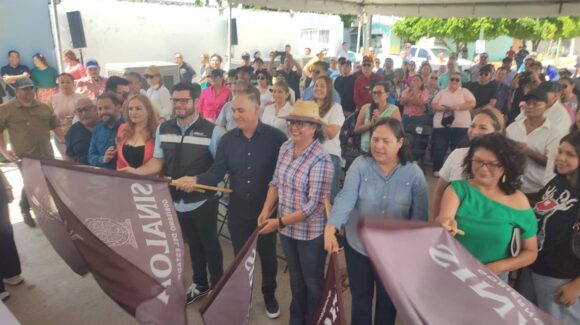 Graciela Domínguez echa a andar la rehabilitación del Colector Jabalíes en Mazatlán, Sinaloa, por más de 21 mdp
