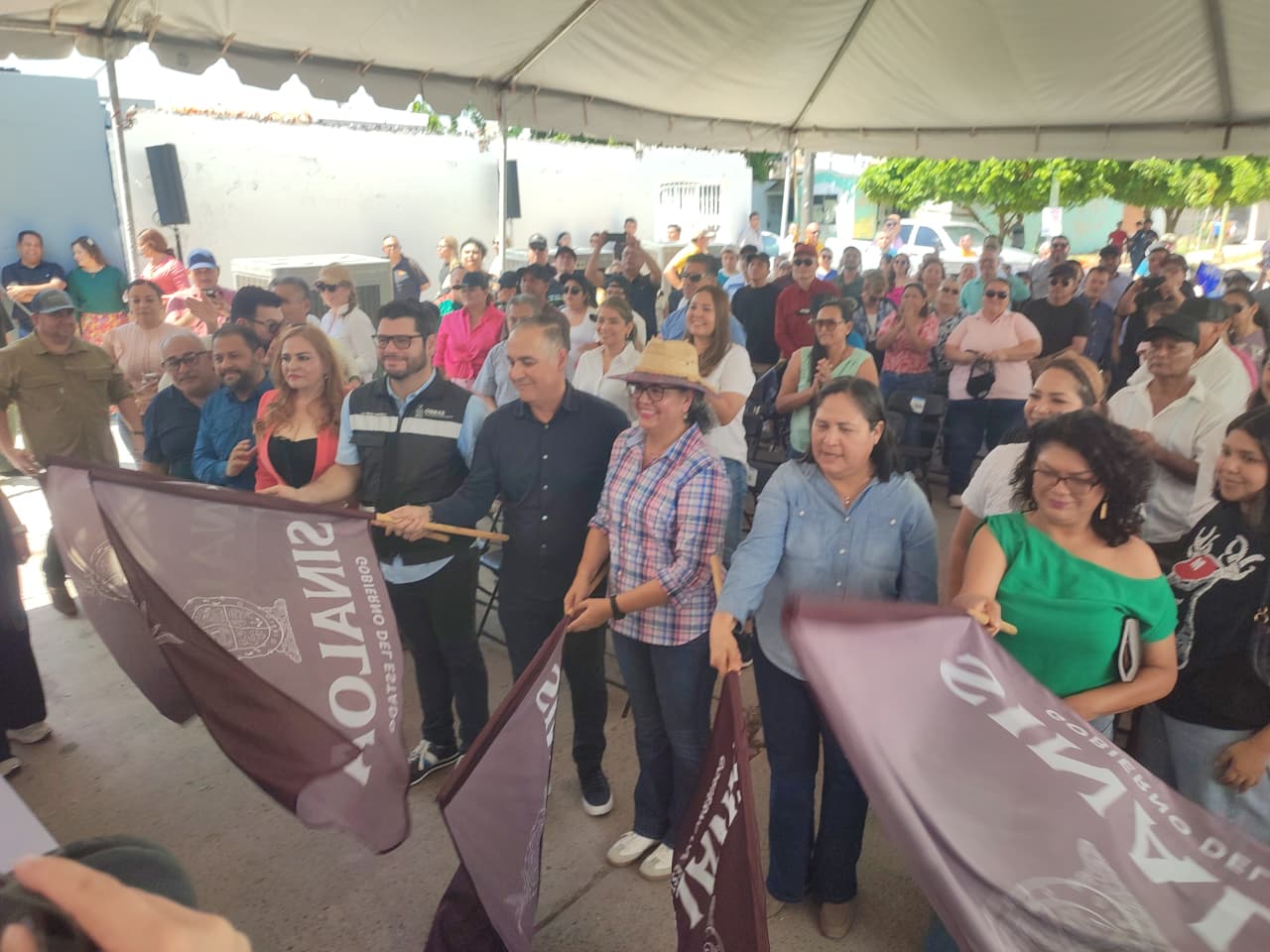 Graciela Domínguez en gira de trabajo por Mazatlán