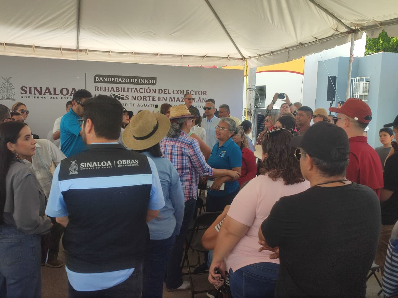 Graciela Domínguez en gira de trabajo por Mazatlán