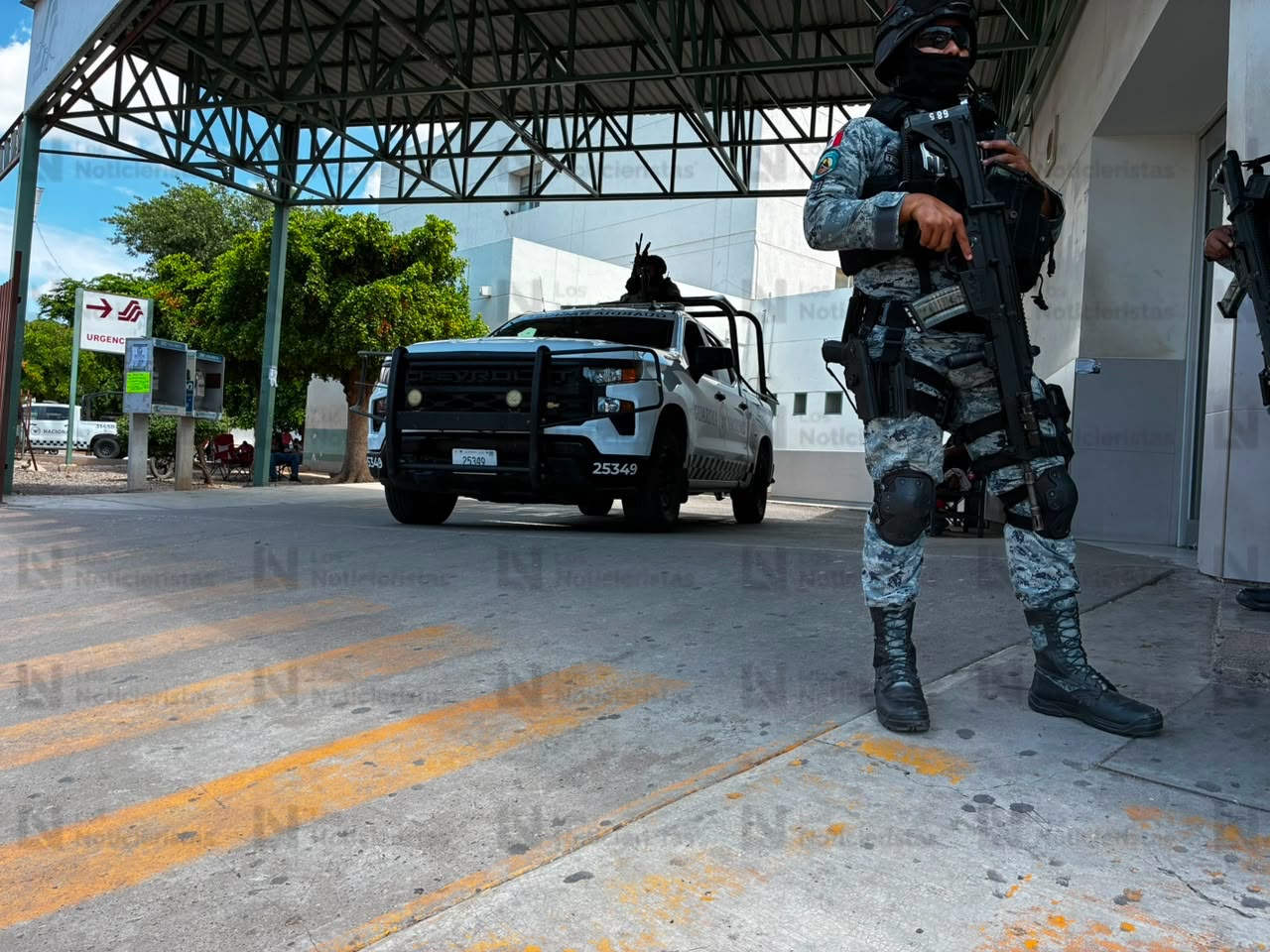GN resguarda en HG de Los Mochis tras enfrentamiento