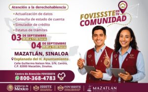 Habrá módulo de Fovissste en Ayuntamiento de Mazatlán 