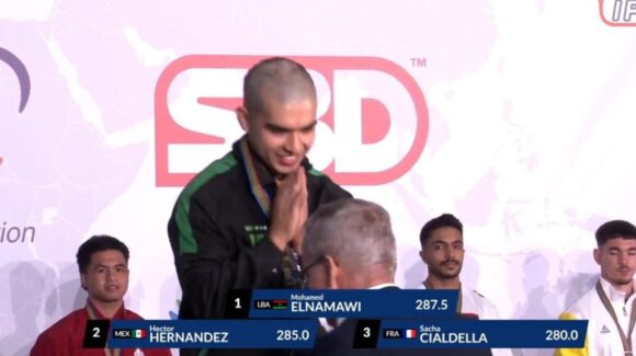 El sinaloense Héctor Salinas gana medalla en el Campeonato Mundial de Powerlifting en Sudáfrica