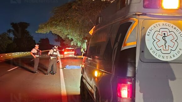 Muere hombre tras ser atropellado sobre La Costera, en las inmediaciones de Aguaruto, en Culiacán, Sinaloa