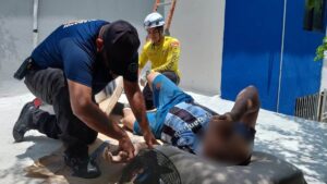 hombre resulta con fractura luego de caer en su domicilio en mazatlan sin