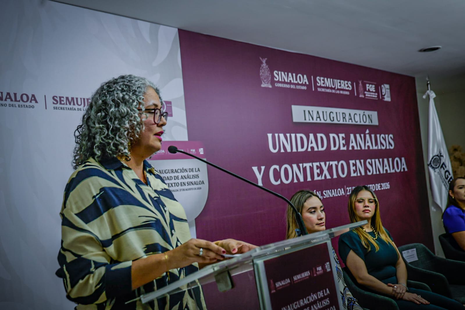 Inauguración de la Unidad de Análisis en Materia Feminicida en Sinaloa